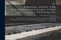 Principes De Composition Des Ecoles D'Italie