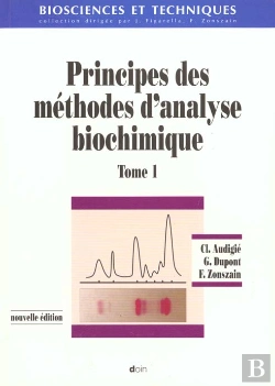 Bertrand.pt - Principes Des Methodes D'Analyse Biochimique