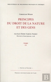 Principes Du Droit De La Nature Et Des Gens