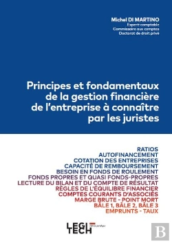 Bertrand.pt - Principes Et Fondamentaux De La Gestion Financiere De L Entreprise A Connaitre Par Les Juristes
