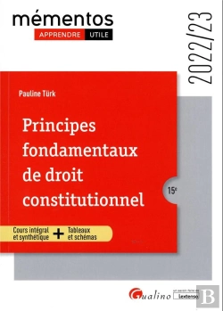 Bertrand.pt - Principes Fondamentaux De Droit Constitutionnel, 15eme Edition - Un Cours Ordonne, Complet Et Access