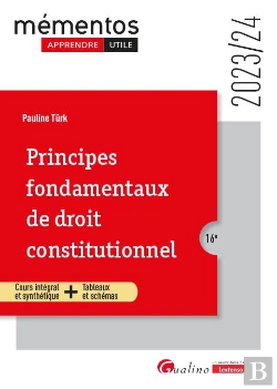 Bertrand.pt - Principes Fondamentaux De Droit Constitutionnel, 16eme Edition - Un Cours Ordonne, Complet Et Access