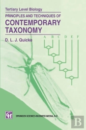 Principles And Techniques Of Contemporary Taxonomy