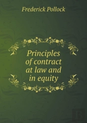 Principles Of Contract At Law And In Equity
