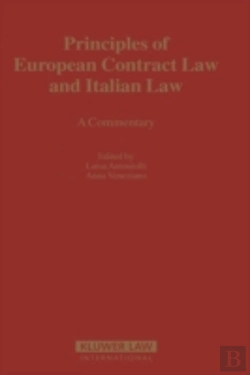 Bertrand.pt - Principles Of European Contract Law And Italian Law
