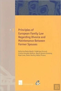 Bertrand.pt - Principles Of European Family Law Regarding Divorce And Maintenance Between Former Spouses