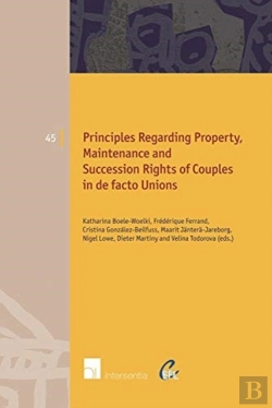 Bertrand.pt - Principles Of European Family Law Regarding Property, Maintenance And Succession Rights Of Couples In De Facto Unions
