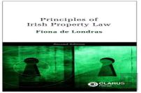 Principles Of Irish Property Law