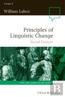 Principles Of Linguistic Change, Volume 2