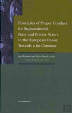 Bertrand.pt - Principles Of Proper Conduct For Supranational,State And Private Actors In The Eu