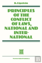 Principles Of The Conflict Of Laws National And International