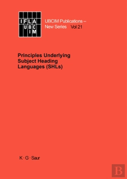 Bertrand.pt - Principles Underlying Subject Heading Languages (Shls)