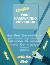 Print Handwriting Workbook For Adults: I