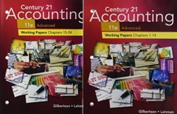 Bertrand.pt - Print Student Working Papers (Chapters 1-24) For Century 21 Accounting:  Advanced, 11th