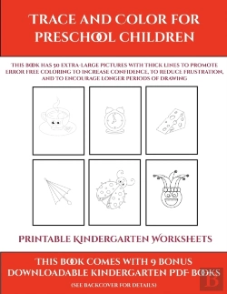 Bertrand.pt - Printable Kindergarten Worksheets (Trace And Color For Preschool Children)