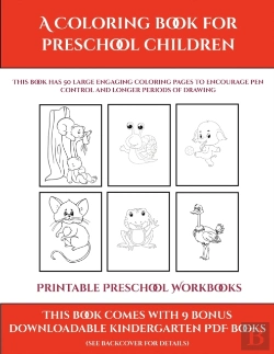 Bertrand.pt - Printable Preschool Workbooks (A Coloring Book For Preschool Children)     : This Book Has 50 Extra-Large Pictures With Thick Lines To Promote Error F
