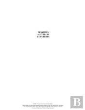Priorites Actuelles Et Futures