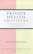 Private Health Providers In Developing Countries
