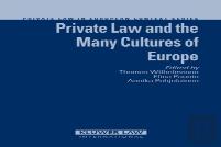 Private Law And The Many Cultures Of Europe