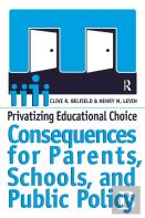Privatizing Educational Choice
