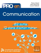 Pro En... ; Communication ; 12 Plans D'Action Métier ; 62 Outils