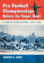 Pro Football Championships Before The Super Bowl