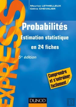Bertrand.pt - Probabilités ; Estimation Statistique En 24 Fiches (5e Édition)