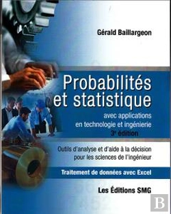 Bertrand.pt - Probabilités Et Statistique Avec Applications En Technologie Et Ingénierie ; Traitement De Données Avec Excel (3e Édition)