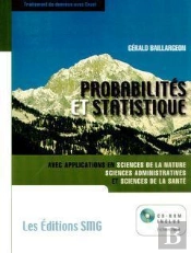 Probabilites Et Statistiques Avec Applications En Sciences De La Nature ; Incluant Cd Rom Contenant Les'