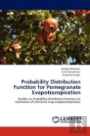Probability Distribution Function For Pomegranate Evapotranspiration