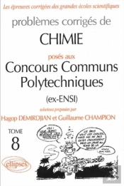 Problèmes Corrigés De Chimie Posés Aux Concours Communs Polytechniques