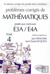 Problèmes Corrigés De Mathématiques E3a / E4a