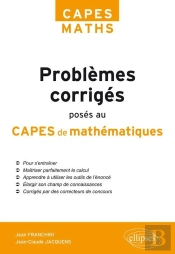 Problèmes Corrigés Posés Au Capes De Mathématiques