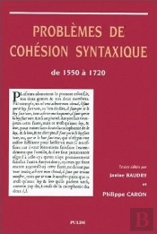Problemes De Cohesion Syntaxique