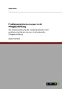 Problemorientiertes Lernen In Der Pflegeausbildung