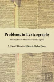 Problems In Lexicography