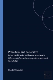 Procedural And Declarative Information In Software Manuals