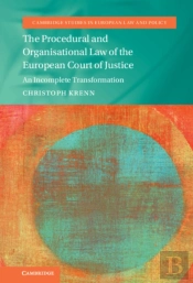Procedural And Organisational Law Of The European Court Of Justice