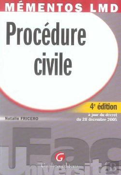 Bertrand.pt - Procedure Civile (4e Edition)
