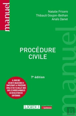 Bertrand.pt - Procédure Civile : À Jour Des Décrets Magicobus Ii Simplifiant La Procédure Civile Et Du 18 Juillet 2025 Sur Les Modes Amiables De Résolution Des Différends (7e Édition)