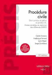 Procédure Civile : Droit Commun Et Spécial Du Procès Civil, Mard. (37e Édition)