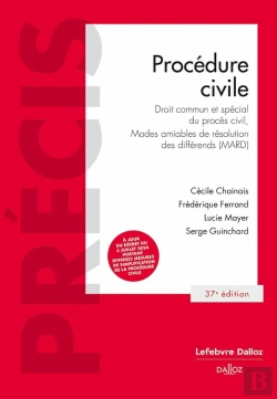 Bertrand.pt - Procédure Civile : Droit Commun Et Spécial Du Procès Civil, Mard. (37e Édition)