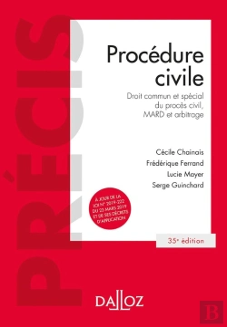 Bertrand.pt - Procédure Civile ; Droit Commun Et Spécial Du Procès Civil, Mard Et Artbitrage