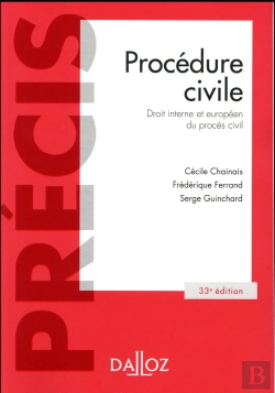 Bertrand.pt - Procedure Civile. Droit Interne Et Droit De L'Union Europeenne - 33e Ed.