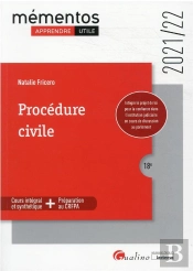 Procédure Civile (Édition 2021/2022)