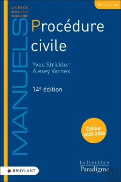 Bertrand.pt - Procédure Civile (Édition 2025/2026)