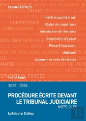 Procédure Écrite Devant Le Tribunal Judiciaire (Édition 2025/2026)