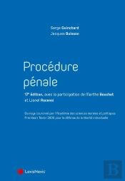 Procédure Pénale (17e Édition)