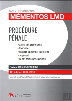 Bertrand.pt - Procedure Penale 18eme Edition