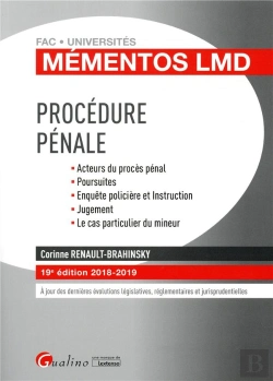 Bertrand.pt - Procedure Penale - 19eme Edition